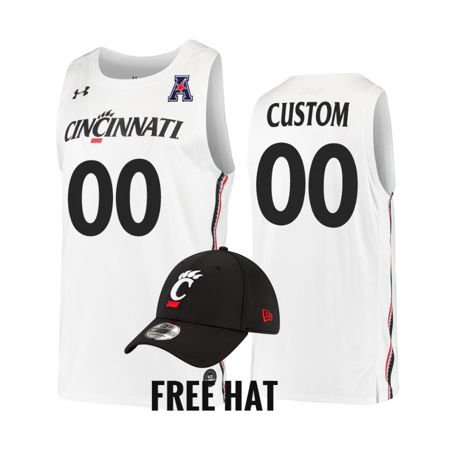 Cincinnati Bearcats Custom Jersey 2022 College White Home Uniform