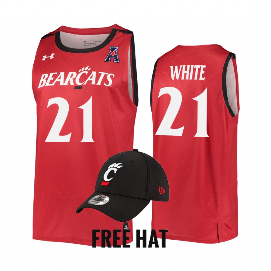 Cincinnati Bearcats James White Jersey College Red Alumni Uniform