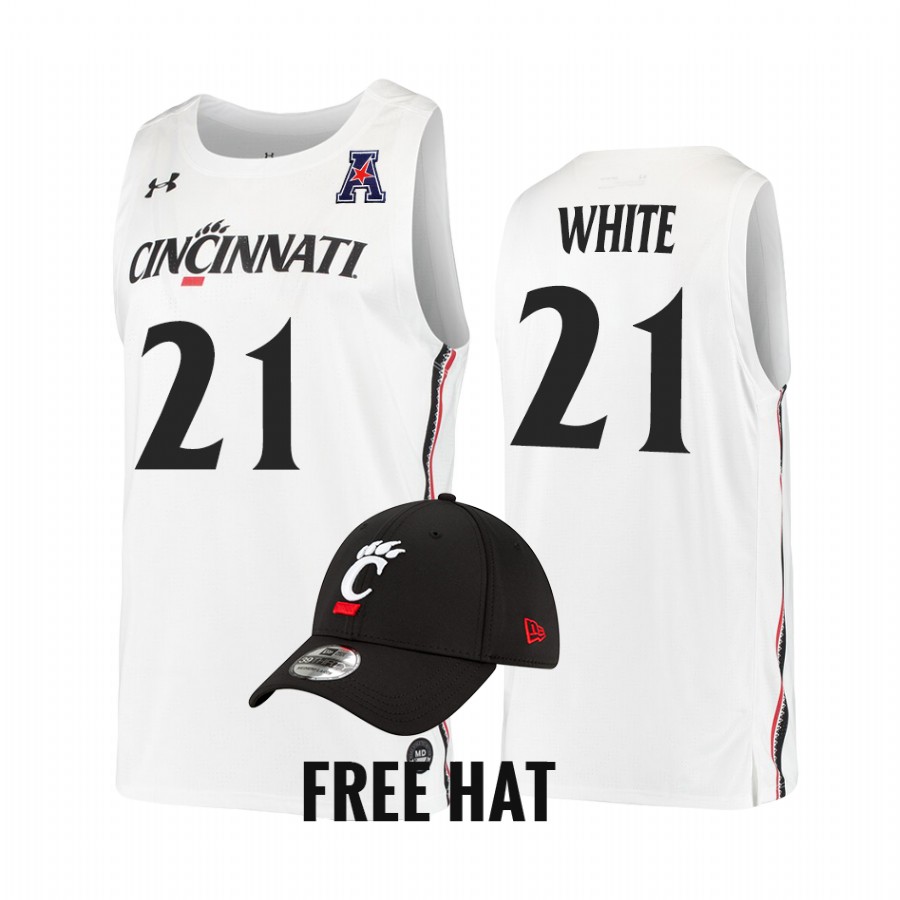 Cincinnati Bearcats James White Jersey College White Alumni Uniform