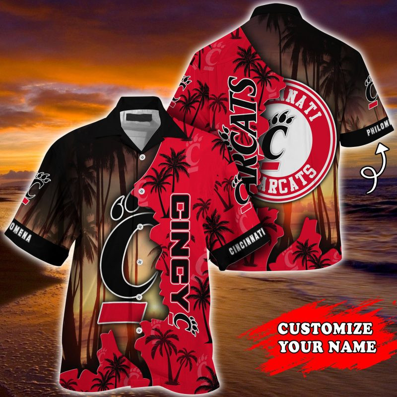 Cincinnati Bearcats NCAA Customized Summer Hawaiian Shirt