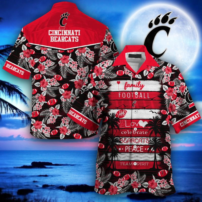Cincinnati Bearcats NCAA Hawaiian Shirt