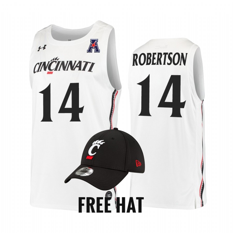 Cincinnati Bearcats Oscar Robertson Jersey College White Alumni Uniform