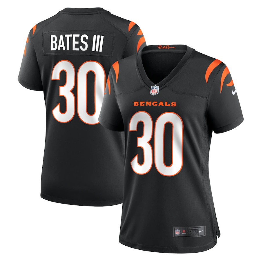 Cincinnati Bengals #30 Jessie Bates Black Women’s Game Jersey