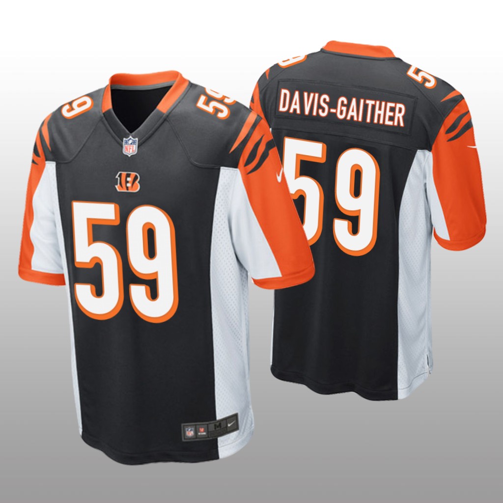 Cincinnati Bengals Akeem Davis-Gaither Black Jersey Game - Men's