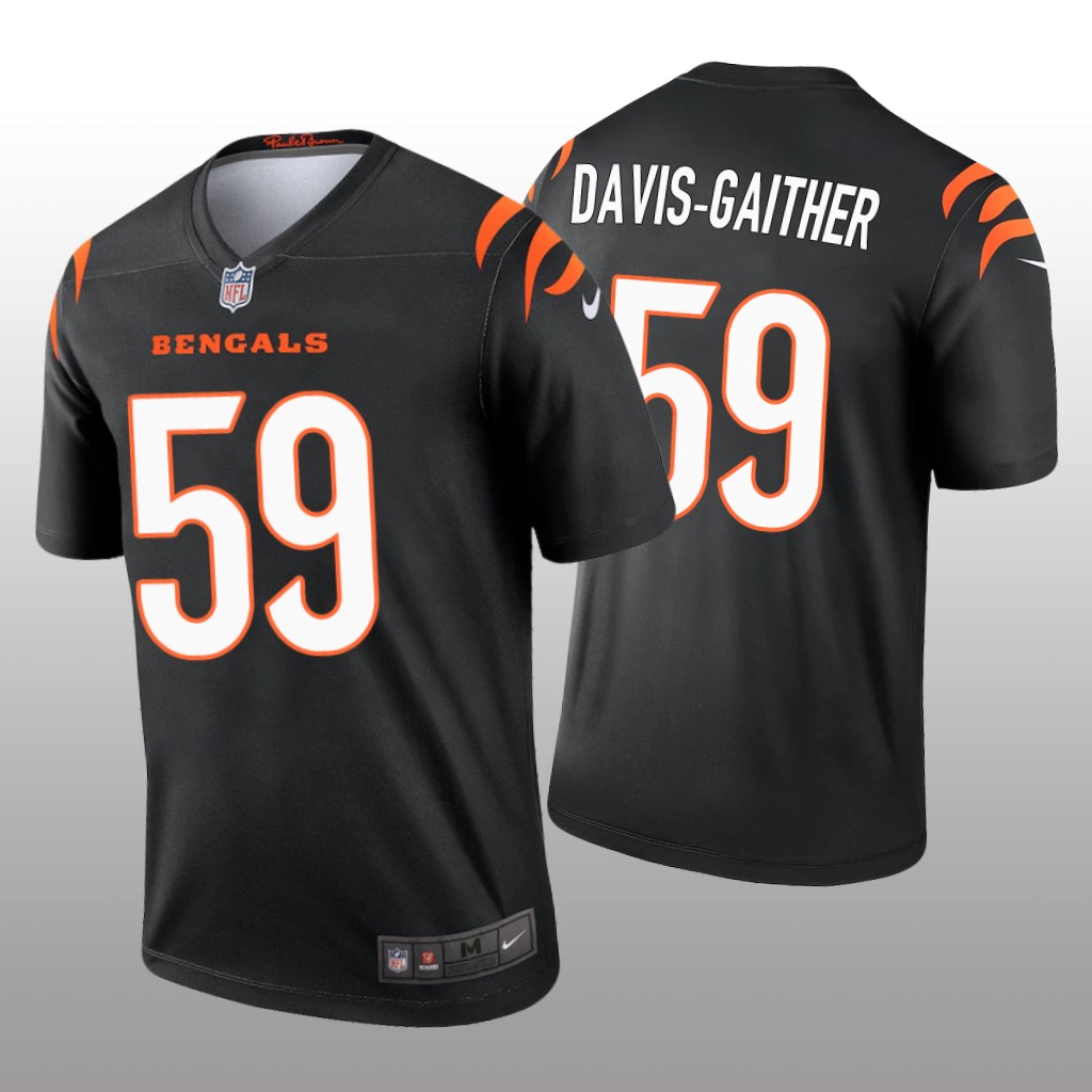 Cincinnati Bengals Akeem Davis-Gaither Black Jersey Legend - Men's