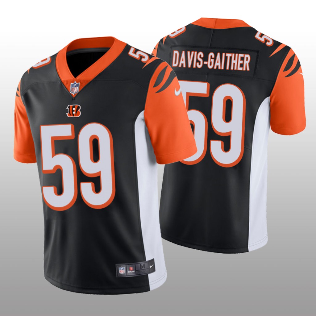 Cincinnati Bengals Akeem Davis-Gaither Black Jersey Vapor Limited - Men's