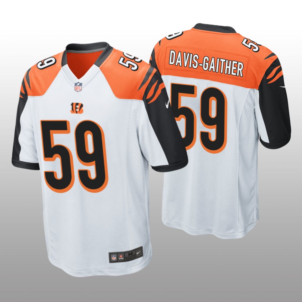 Cincinnati Bengals Akeem Davis-Gaither White Jersey Game - Men's