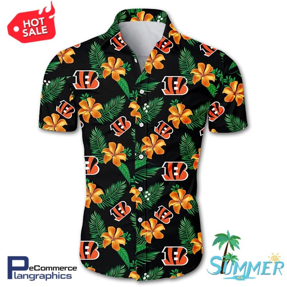 Cincinnati Bengals Aloha Shirt Hawaiian Aloha Shirt Hawaiian Beach Shirt