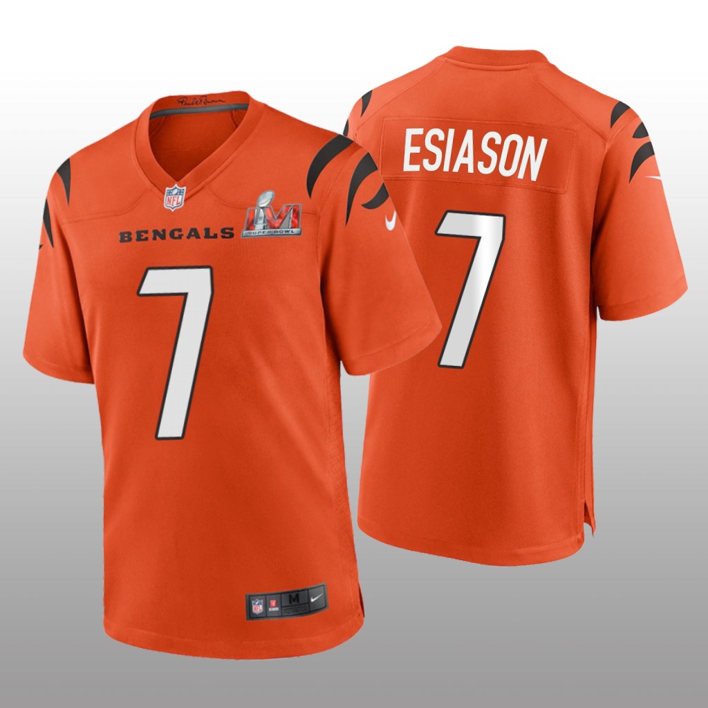 Cincinnati Bengals Boomer Esiason Orange Game Jersey Super Bowl LVI - Men's