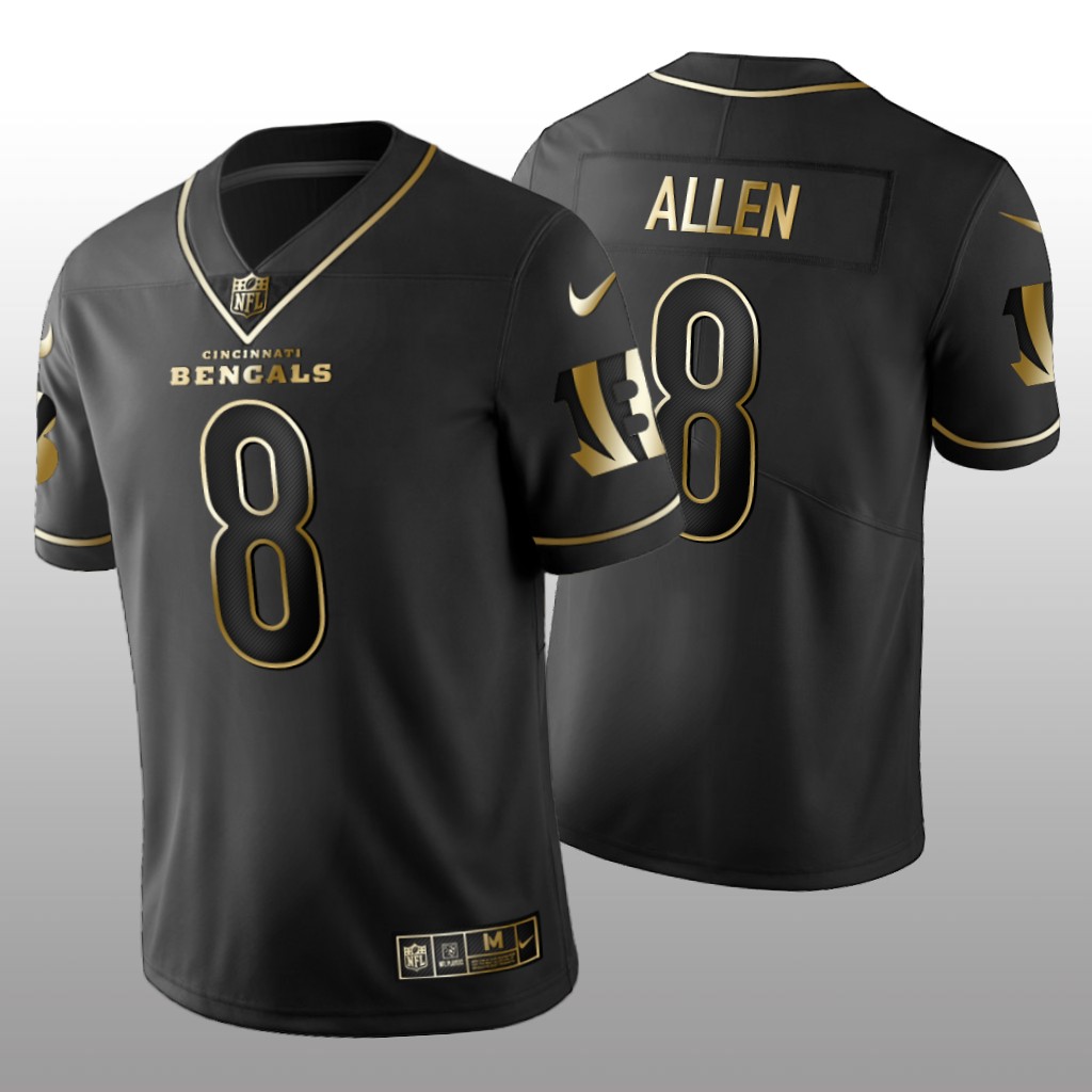 Cincinnati Bengals Brandon Allen Black Jersey Golden Edition Men's