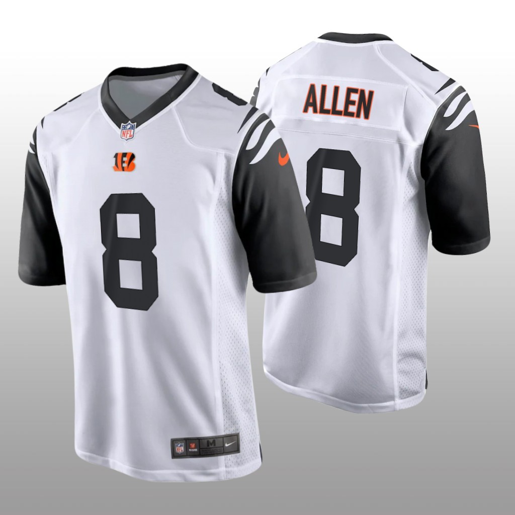 Cincinnati Bengals Brandon Allen White Jersey Alternate Game - Men's