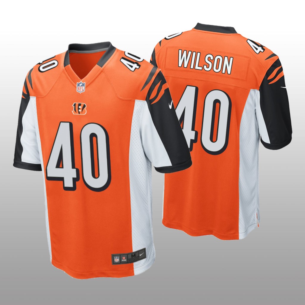 Cincinnati Bengals Brandon Wilson Orange Jersey Game - Men's