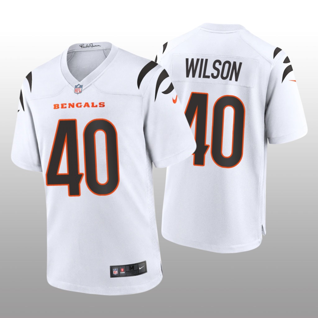 Cincinnati Bengals Brandon Wilson White Jersey Game - Men's