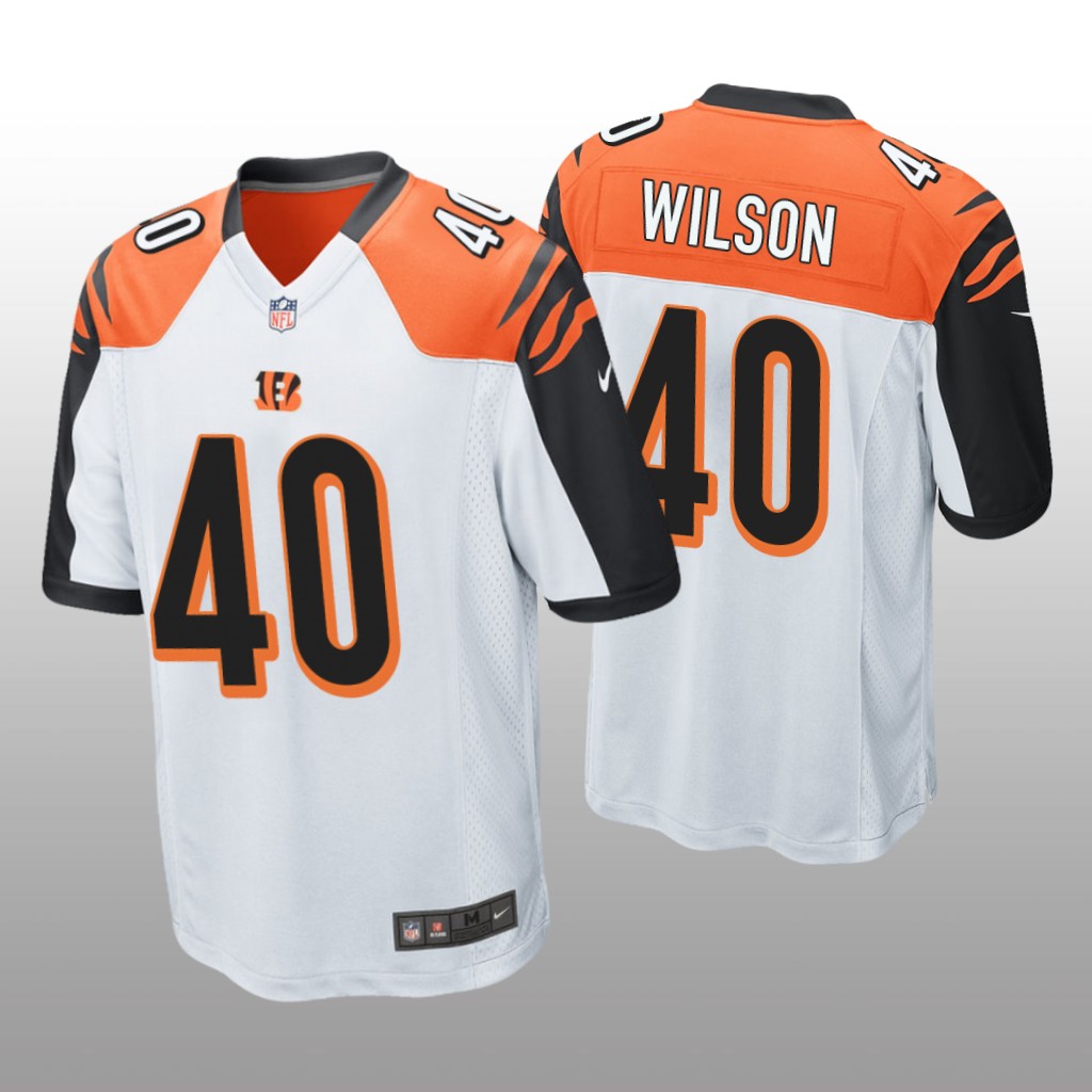 Cincinnati Bengals Brandon Wilson White Jersey Game - Men's