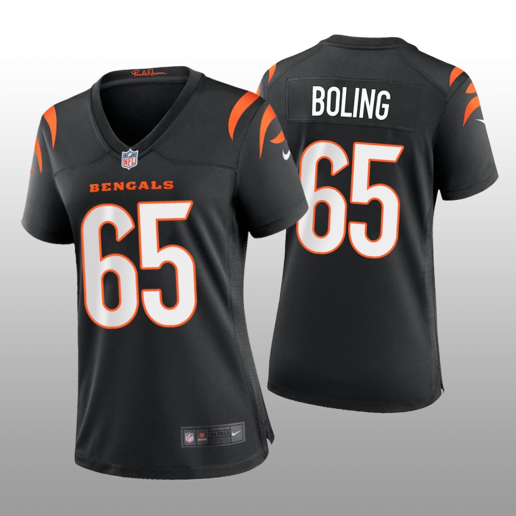 Cincinnati Bengals Clint Boling Black Jersey Game – Women’s