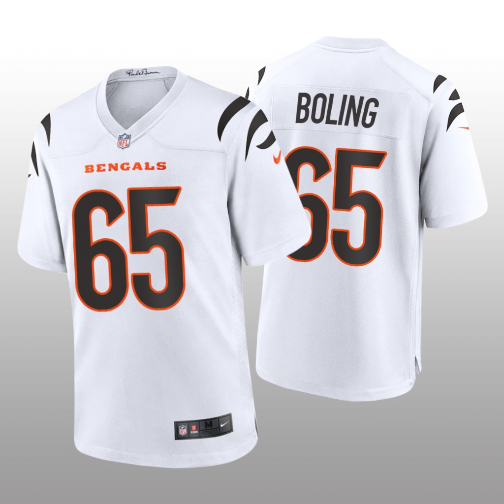 Cincinnati Bengals Clint Boling White Jersey Game - Men's