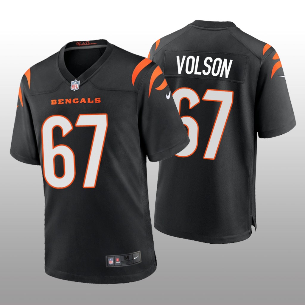 Cincinnati Bengals Cordell Volson Black Jersey Game - Men's