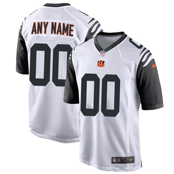 Cincinnati Bengals Custom Color Rush Jersey - All Stitched 
