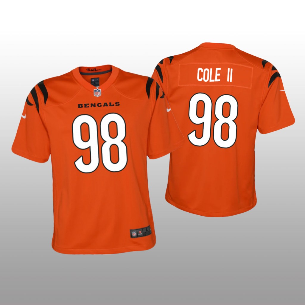 Cincinnati Bengals D.J. Reader Orange Jersey Game - Youth