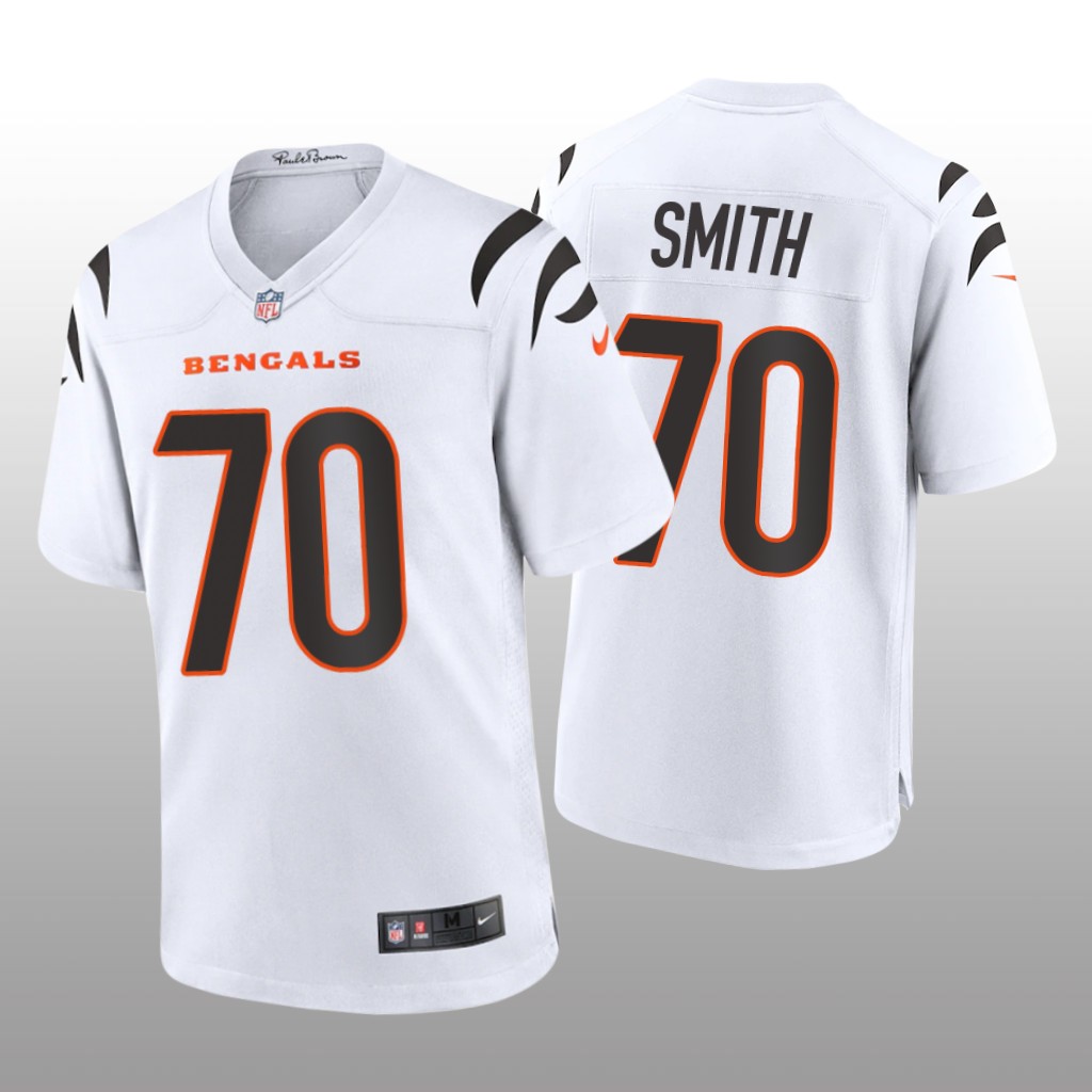 Cincinnati Bengals D'Ante Smith White Jersey Game - Men's