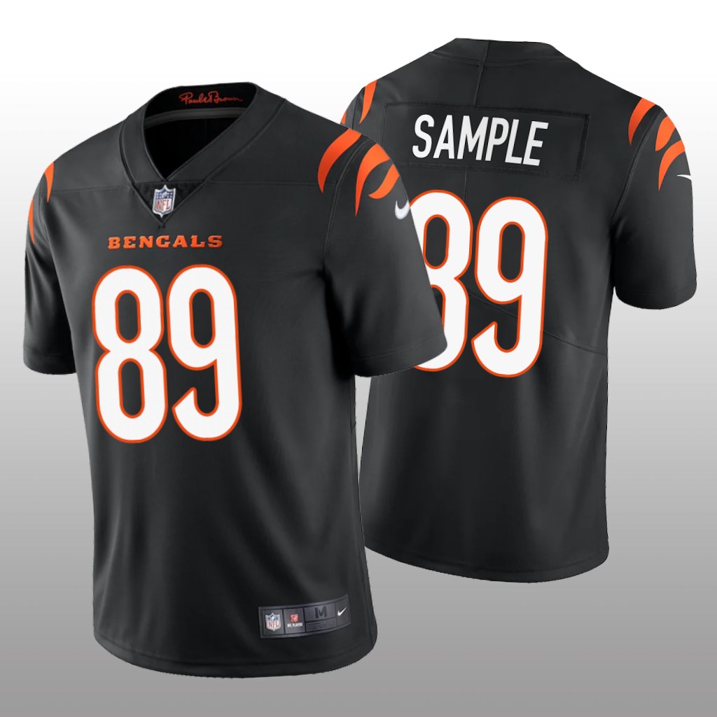 Cincinnati Bengals Drew Sample Black Jersey 2021 Vapor Limited - Men's
