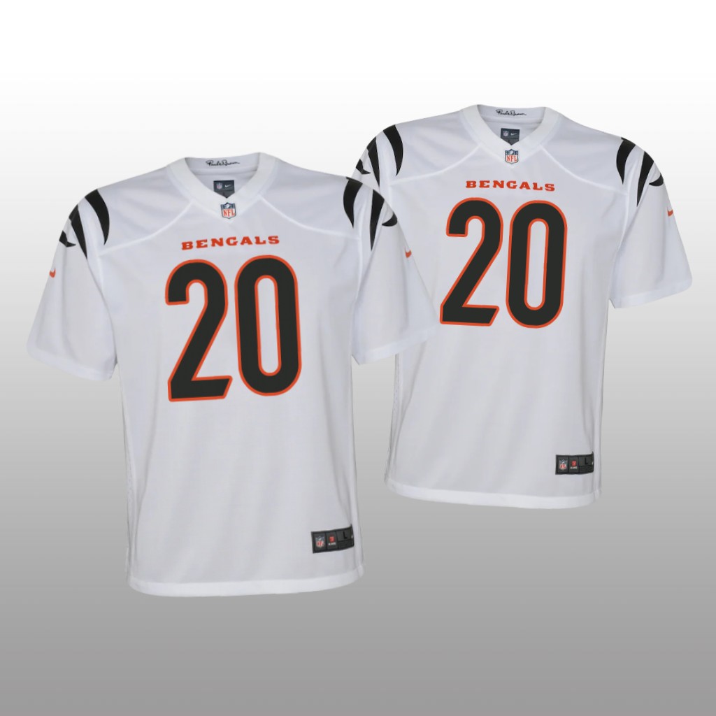 Cincinnati Bengals Eli Apple White Jersey Game - Youth