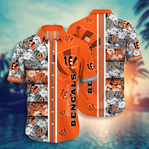 Cincinnati Bengals Floral Summer1 Hawaiian Shirt