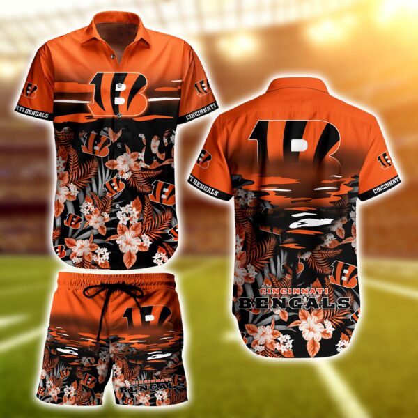 Cincinnati Bengals Flower Summer Hawaiian Shirt