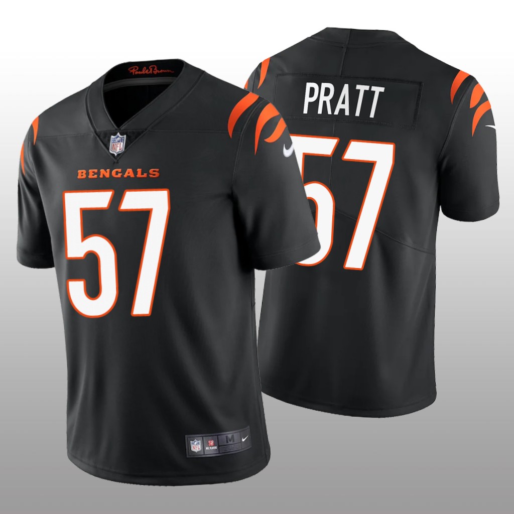 Cincinnati Bengals Germaine Pratt Black Jersey 2021 Vapor Limited - Men's