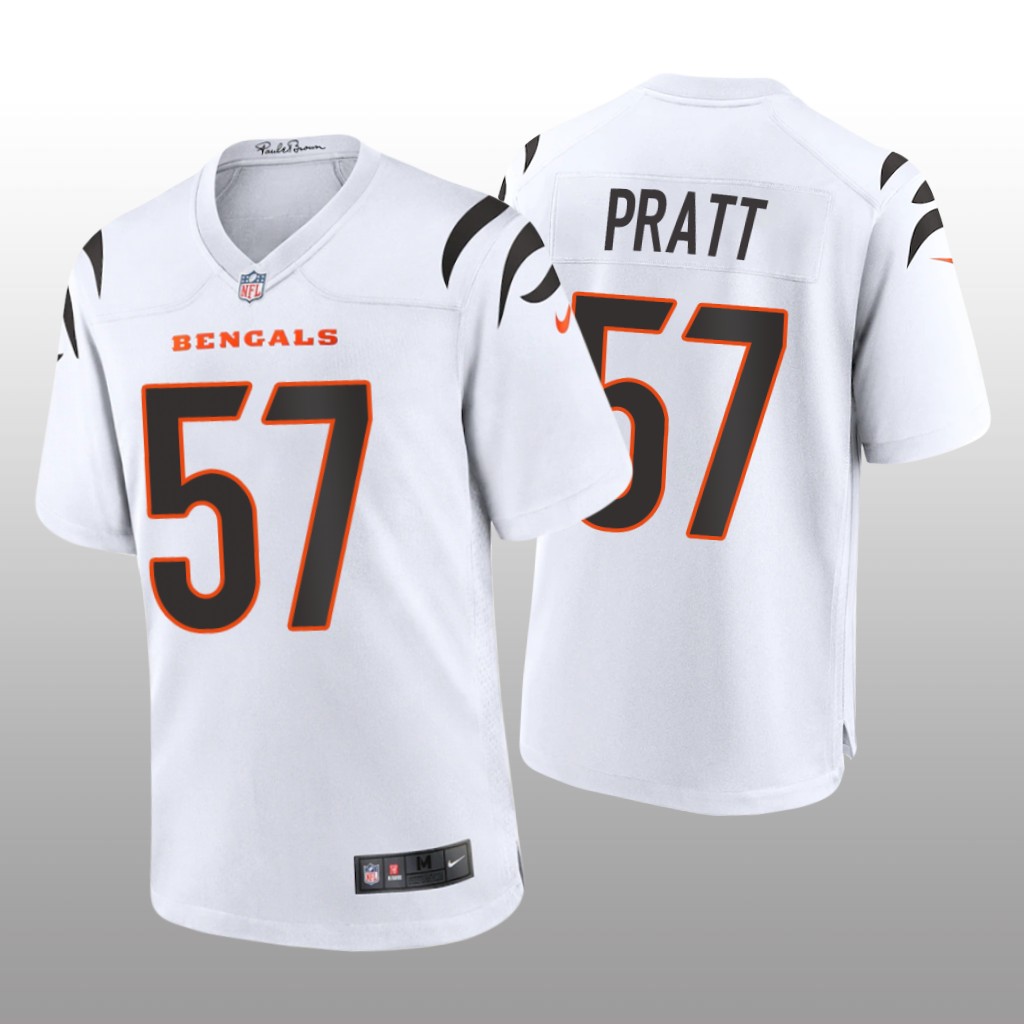 Cincinnati Bengals Germaine Pratt White Jersey Game - Men's