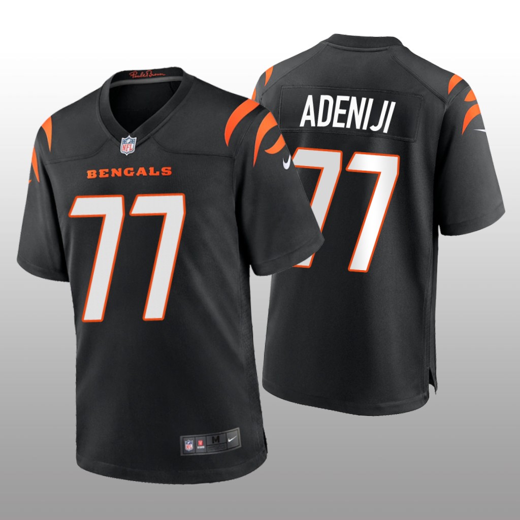 Cincinnati Bengals Hakeem Adeniji Black Jersey Game - Men's