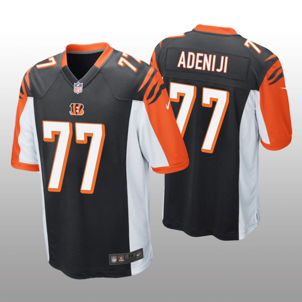 Cincinnati Bengals Hakeem Adeniji Black Jersey Game - Men's