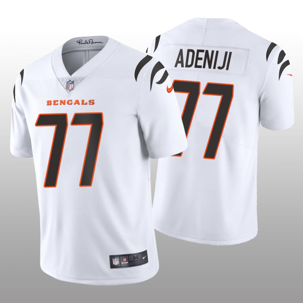 Cincinnati Bengals Hakeem Adeniji White Jersey 2021 Vapor Limited - Men's