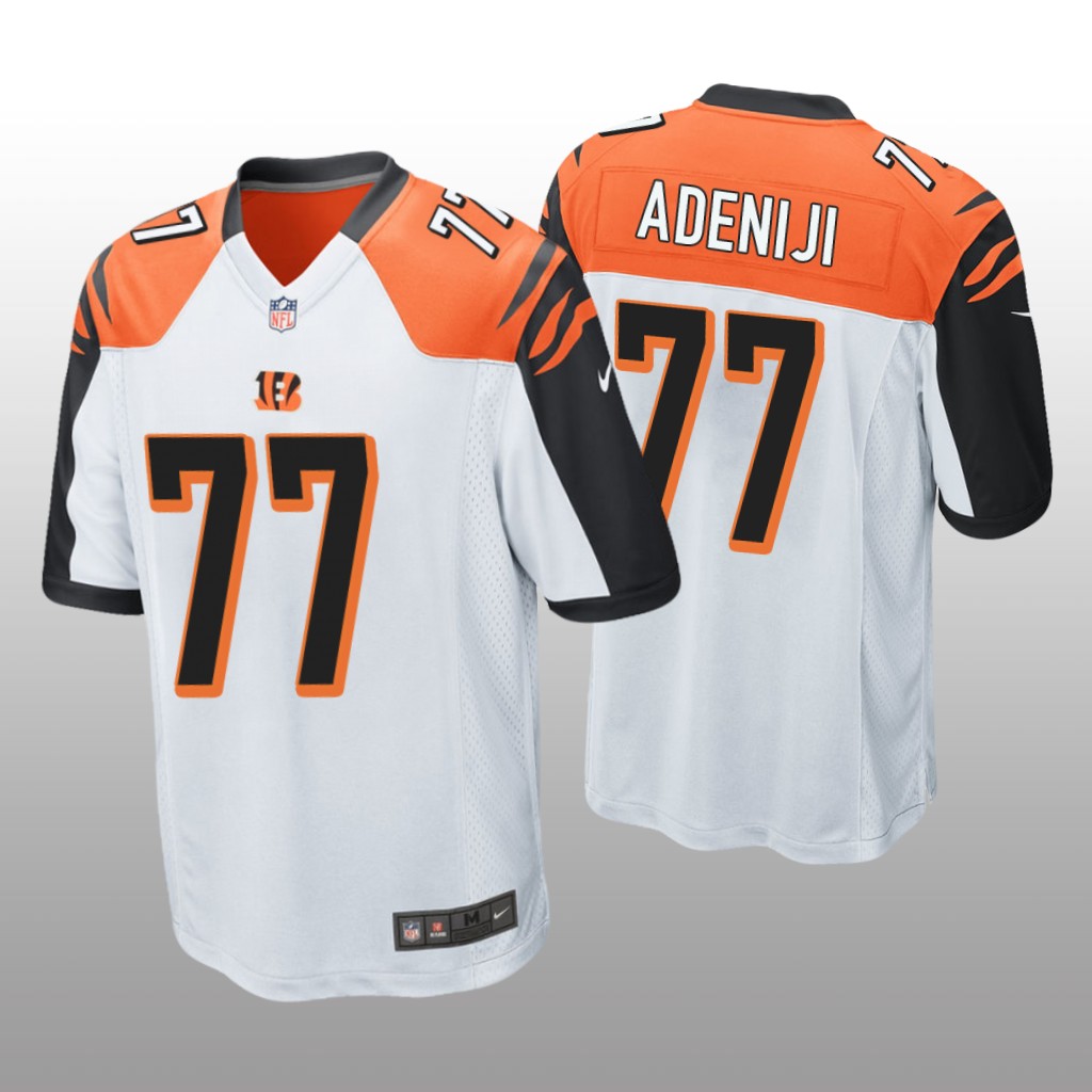 Cincinnati Bengals Hakeem Adeniji White Jersey Game - Men's