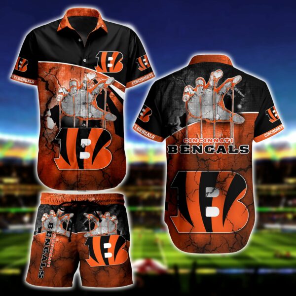 Cincinnati Bengals Hand Hawaiian Shirt
