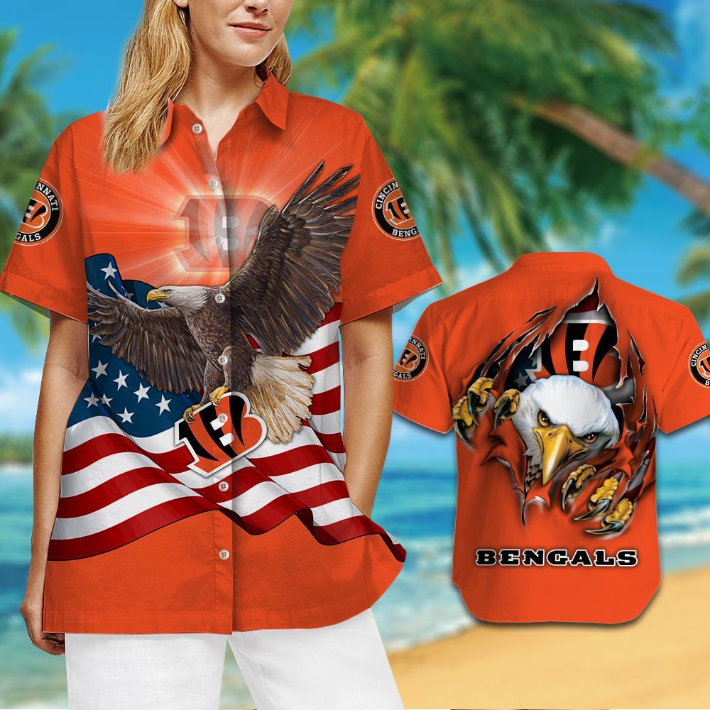 Cincinnati Bengals Hawaiian Shirts NFL – Premium Hawaiian Shirts 895