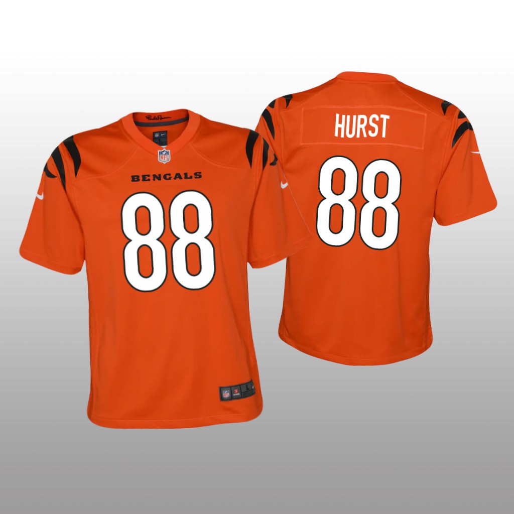 Cincinnati Bengals Hayden Hurst Orange Jersey Game - Youth