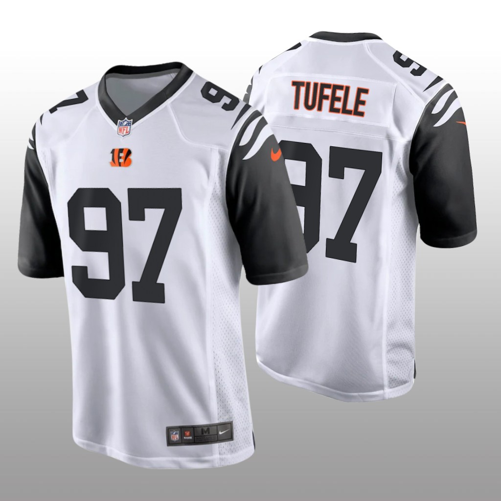 Cincinnati Bengals Jay Tufele White Jersey Alternate Game - Men's