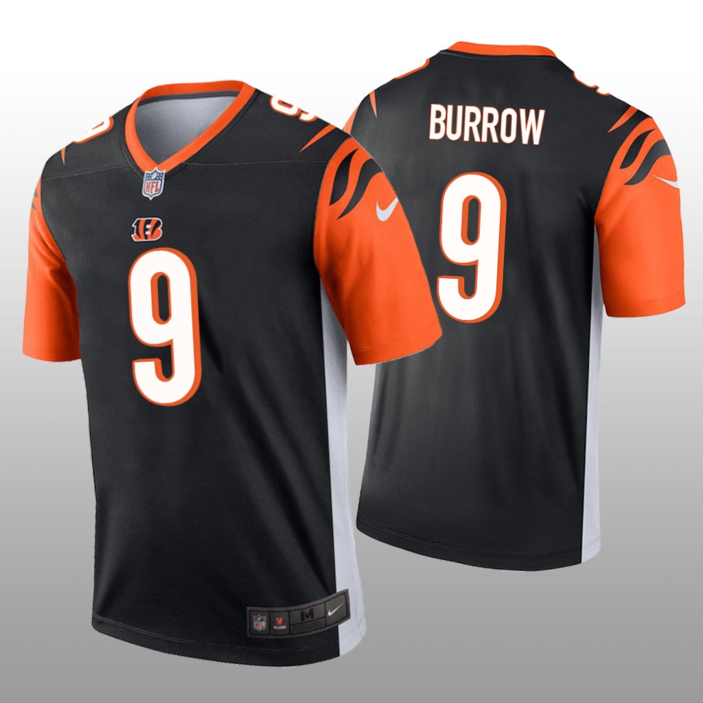Cincinnati Bengals Joe Burrow Black Jersey Legend - Men's