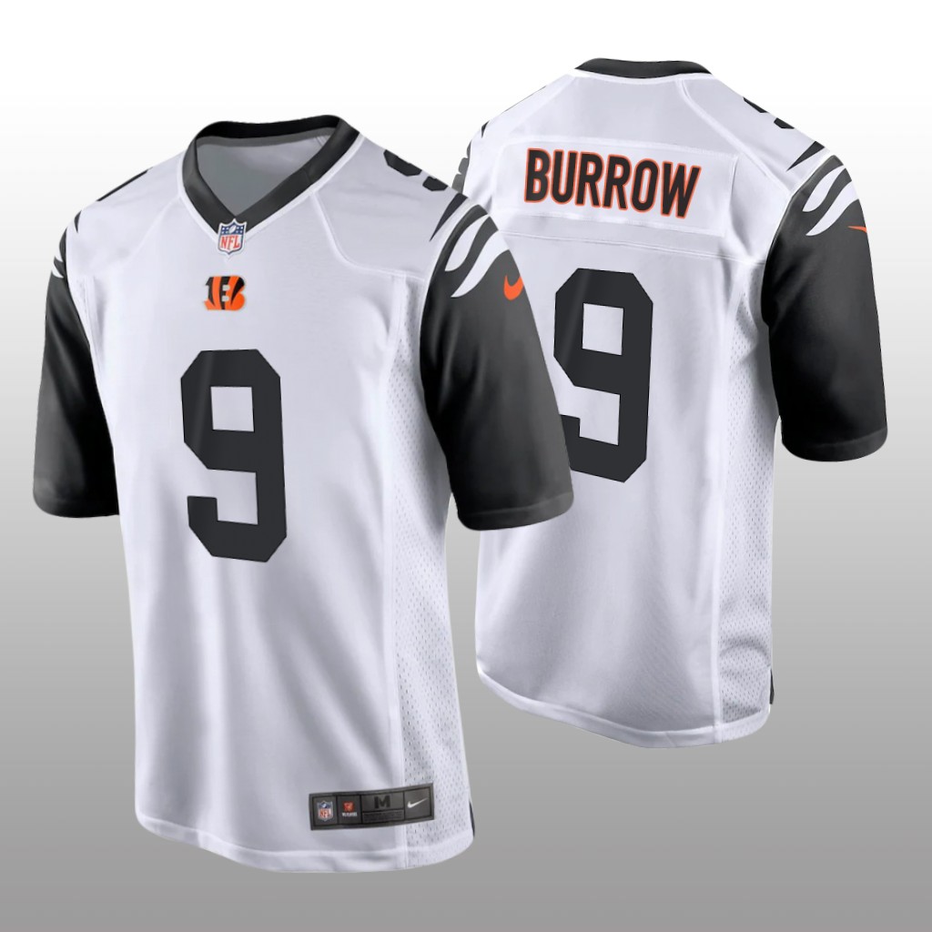 Cincinnati Bengals Joe Burrow White Jersey Alternate Game - Men's