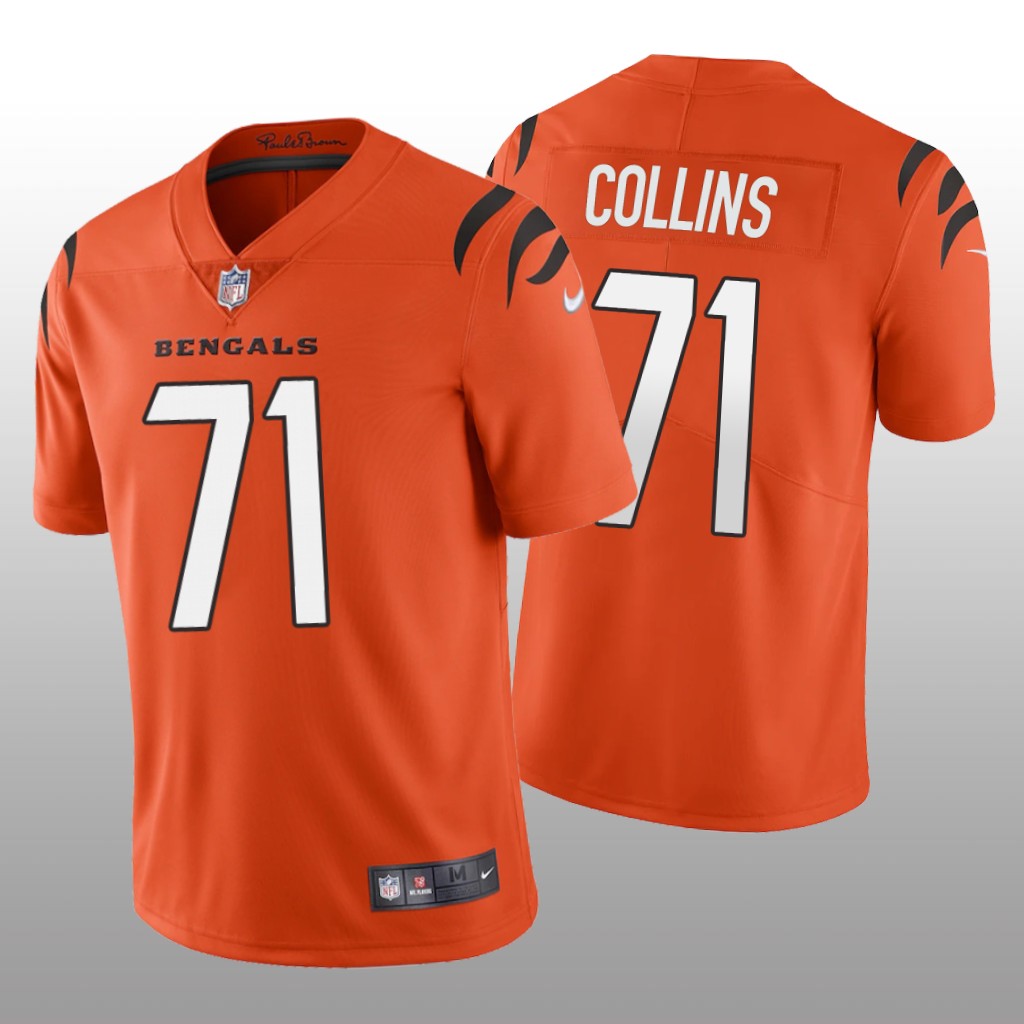 Cincinnati Bengals La'el Collins Orange Jersey Vapor Limited - Men's