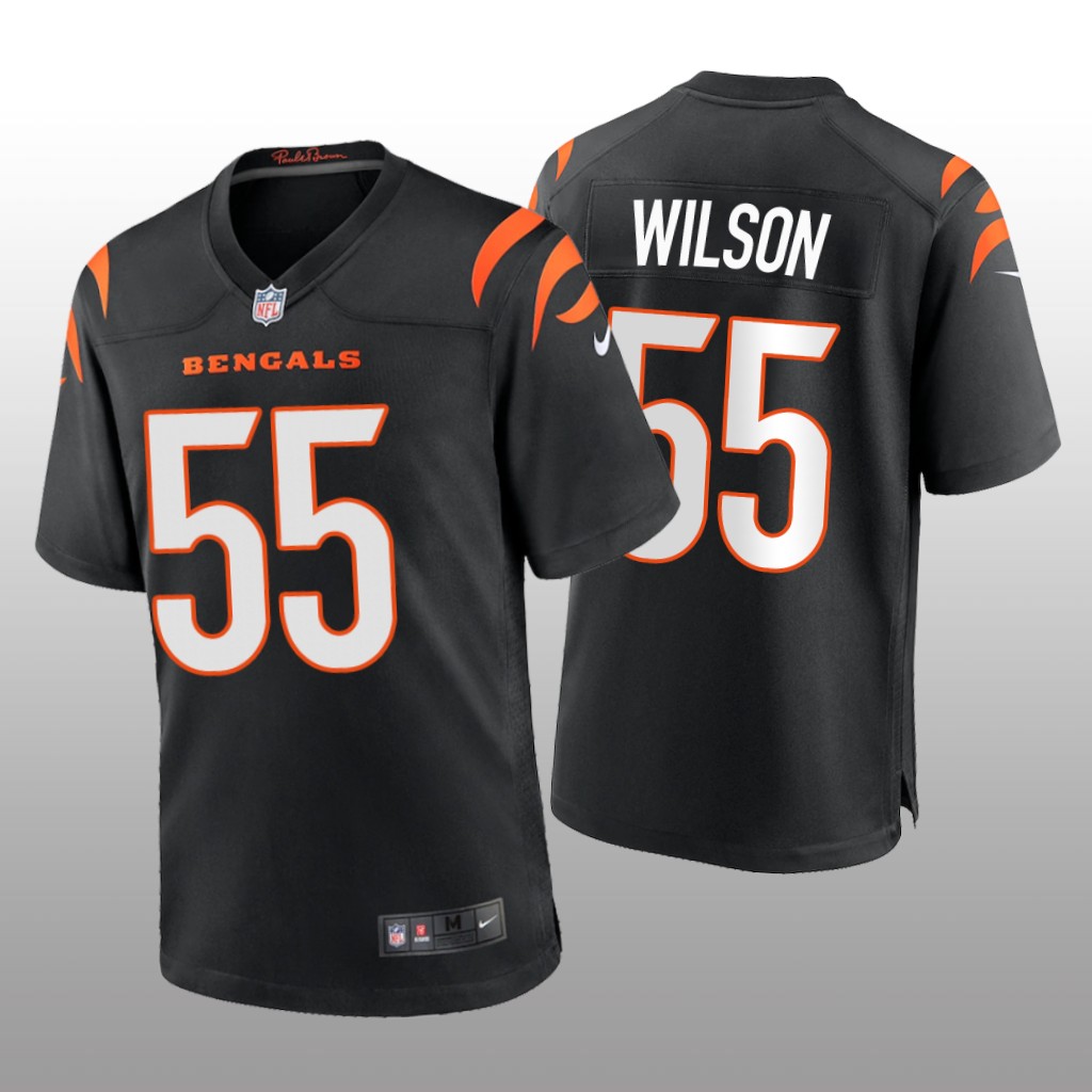Cincinnati Bengals Logan Wilson Black Jersey Game - Men's