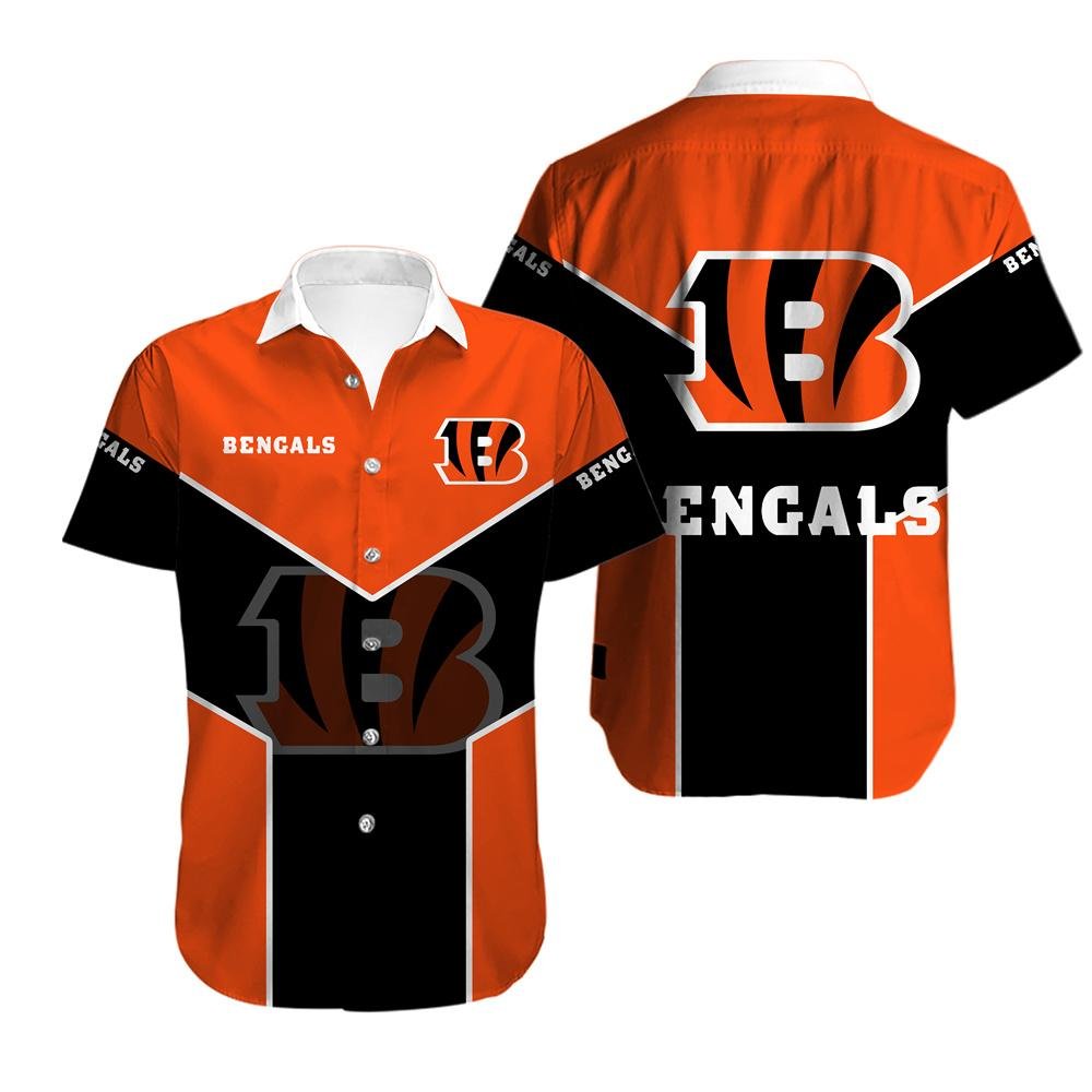 Cincinnati Bengals Logo Hawaiian Shirt