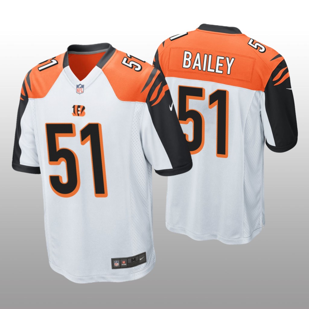 Cincinnati Bengals Markus Bailey White Jersey Game - Men's
