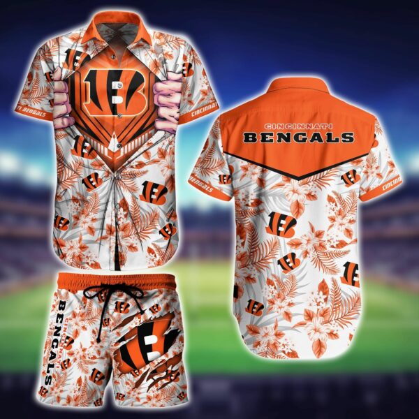 Cincinnati Bengals My Heart Hawaiian Shirt