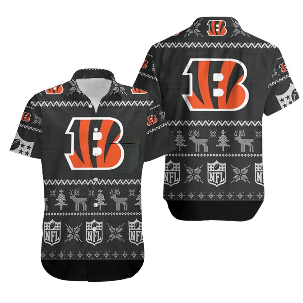 Cincinnati Bengals NFL Christmas 3D Hawaiian Shirt