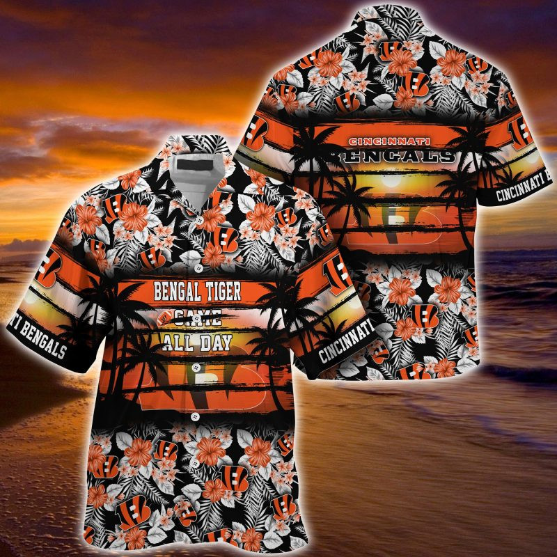 Cincinnati Bengals NFL Summer – Hawaii Shirt For This Season – Gift For Sport Lovers Floral Pattern