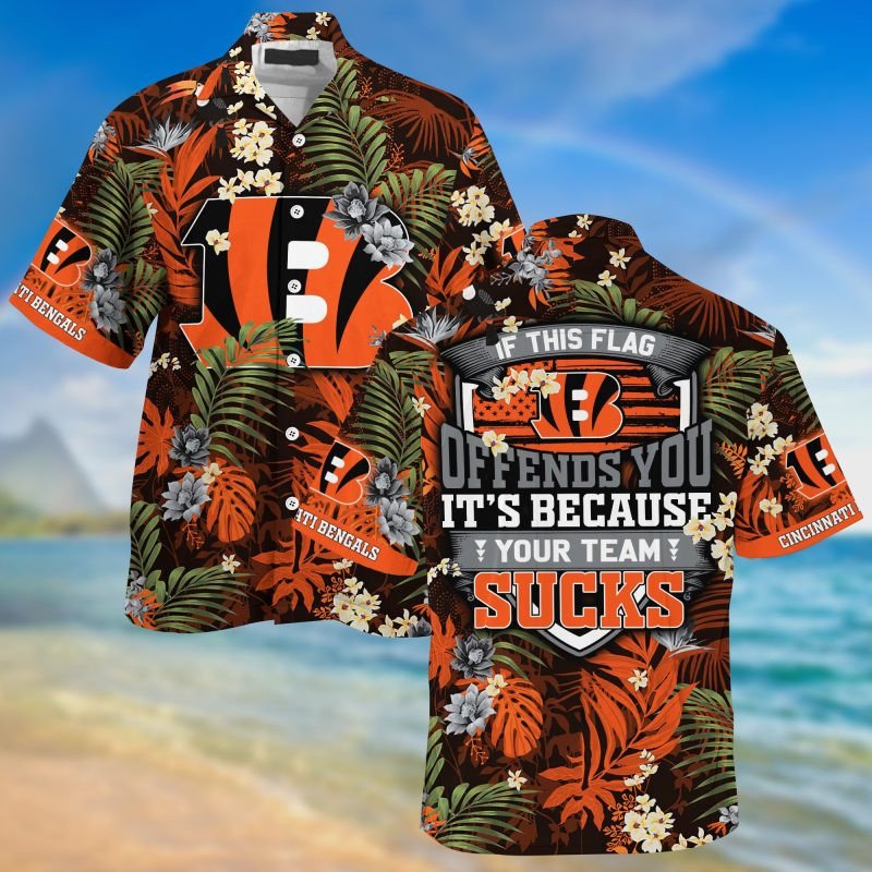 Cincinnati Bengals NFL Summer – Hawaii Shirt For This Season – Gift For Sport Lovers With Tropical Patterns