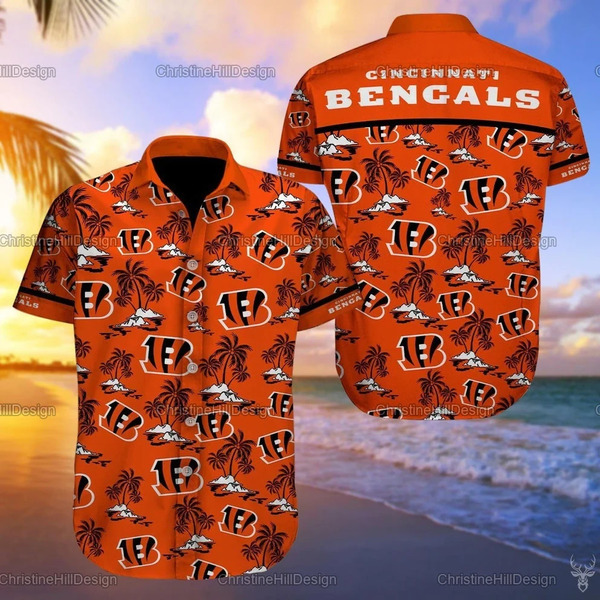 Cincinnati Bengals Parrot Hawaiian Shirt