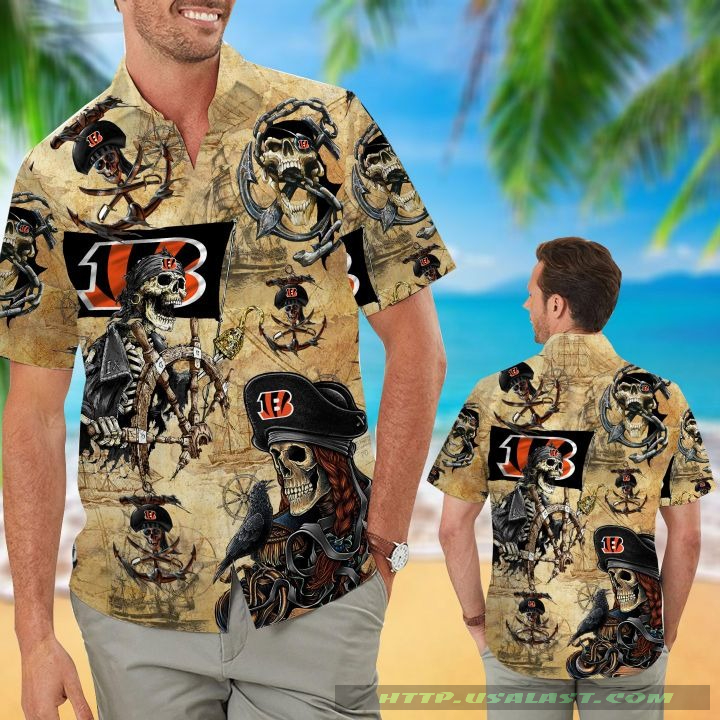 Cincinnati Bengals Pirates Hawaiian Shirt